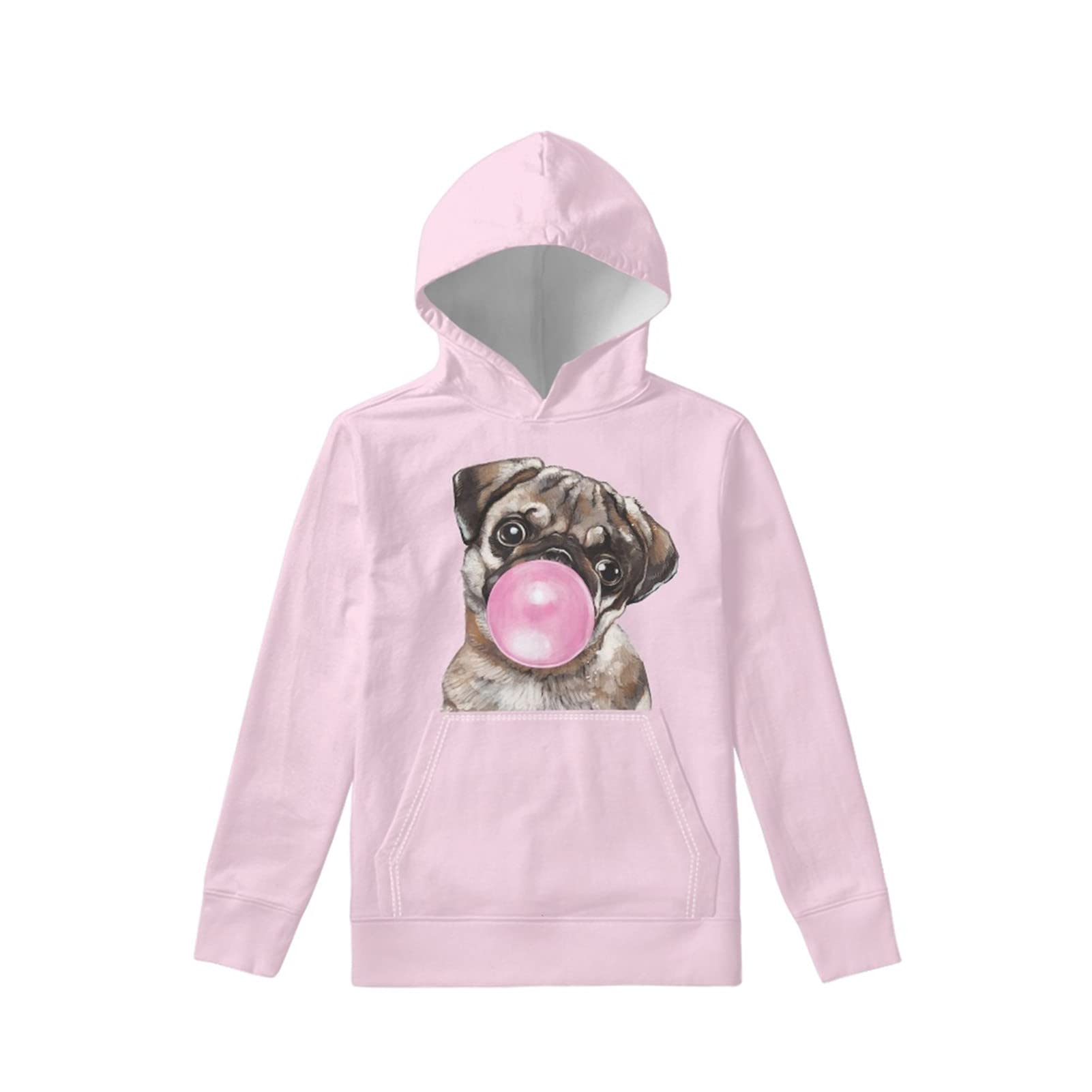 **YSTARDREAM Girls' Hooded Sweatshirt with Drawstrings - Long Sleeve Pullover for Teens & Kids - Perfect for School, Casual Wear & Outdoor Activities**