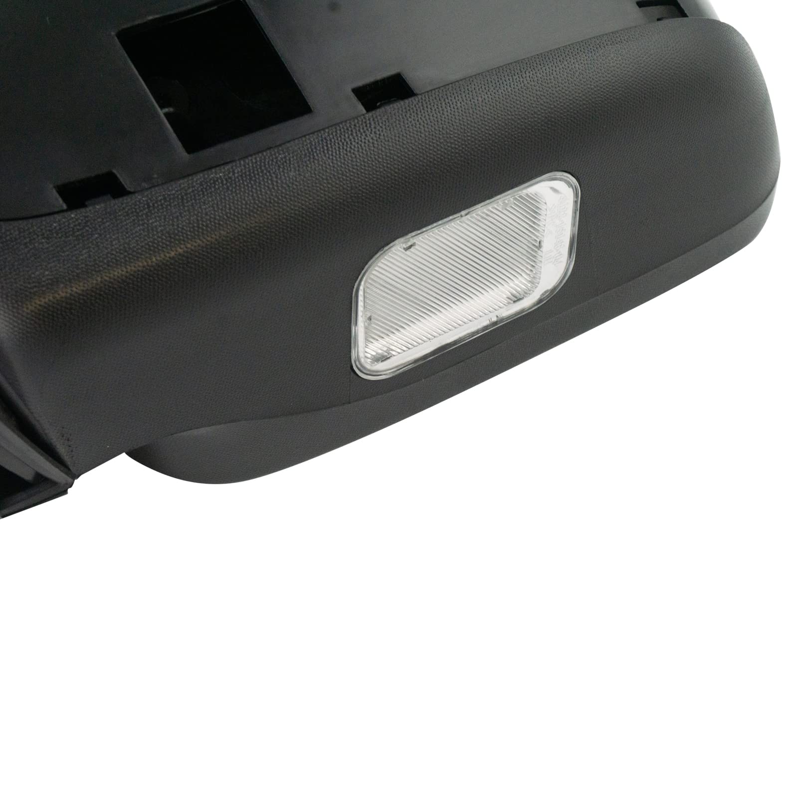 Heated Power Side Mirror Set with Puddle Light - Compatible with 2011-2012 Ford Fusion & Mercury Milan (Driver & Passenger Side) - FO1320423 FO1320424 FO1321423 FO1321424 - Perfect for Night Driving and Winter Weather Conditions