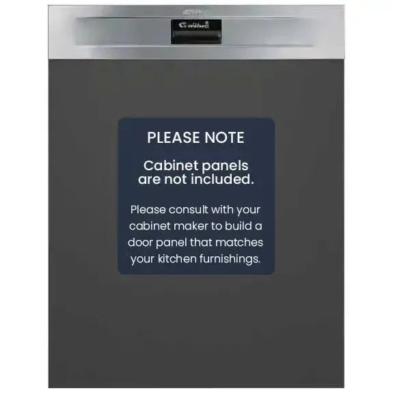 Smeg 60cm Diamond Series Semi-Integrated Dishwasher in Stainless Steel - Energy Efficient & Ultra Quiet for Modern Kitchens