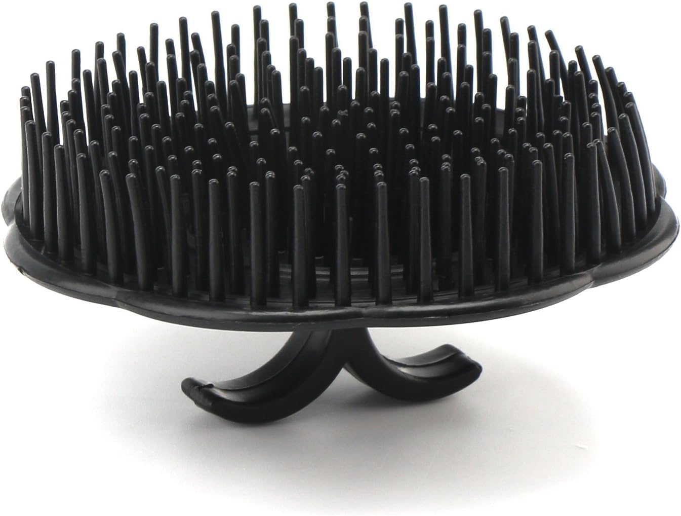 APOEM 4-Piece Scalp Massage Brush Set - Long & Short Teeth Shampoo Brush for Hair Growth, Beard Grooming & Pet Care (Black) - Wet/Dry Use for Relaxation & Scalp Stimulation in Shower or Home Spa