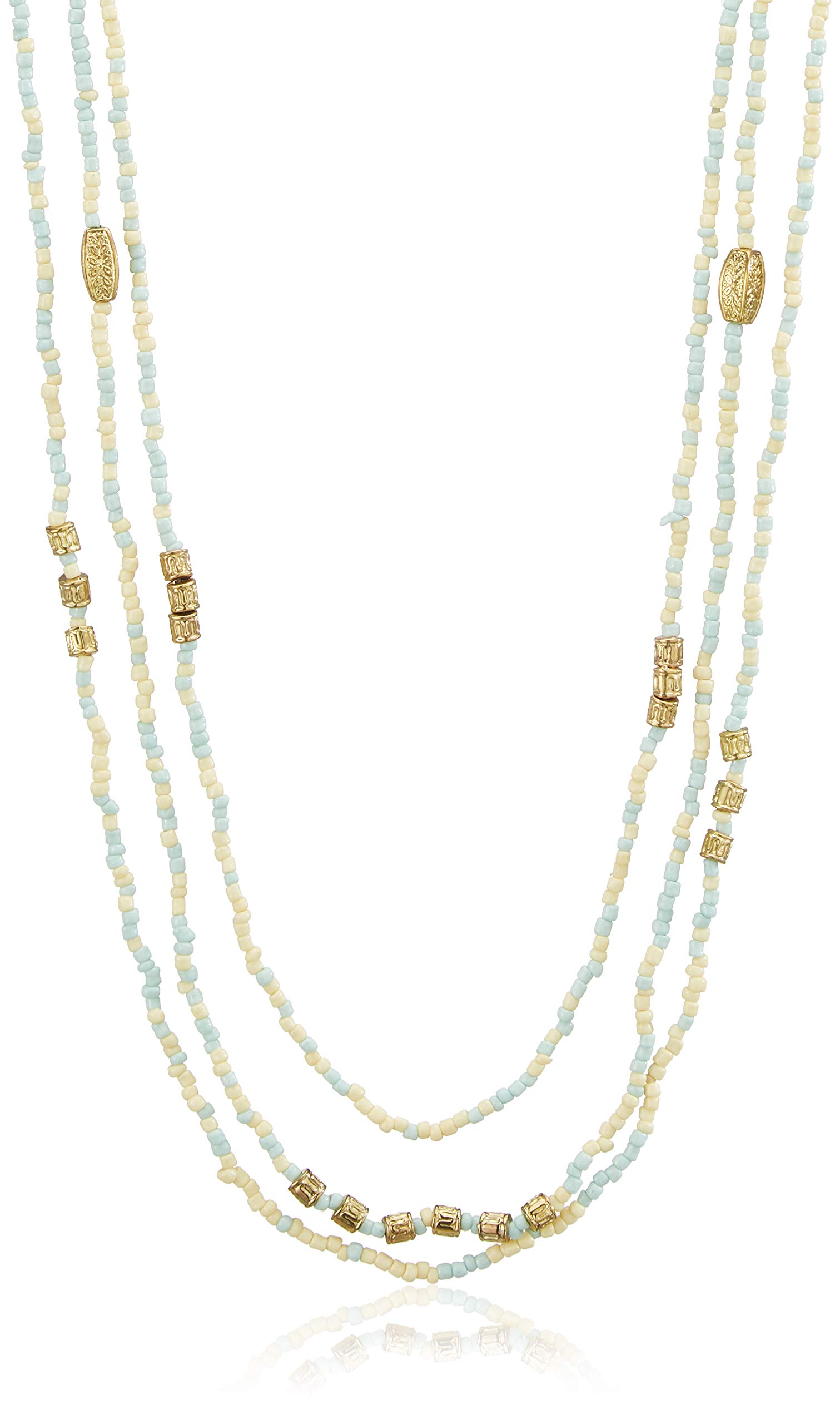 ISHVAKU Delicate Beaded Necklace for Women & Girls - Elegant Jewelry Gift for Birthday, Anniversary & Special Occasions