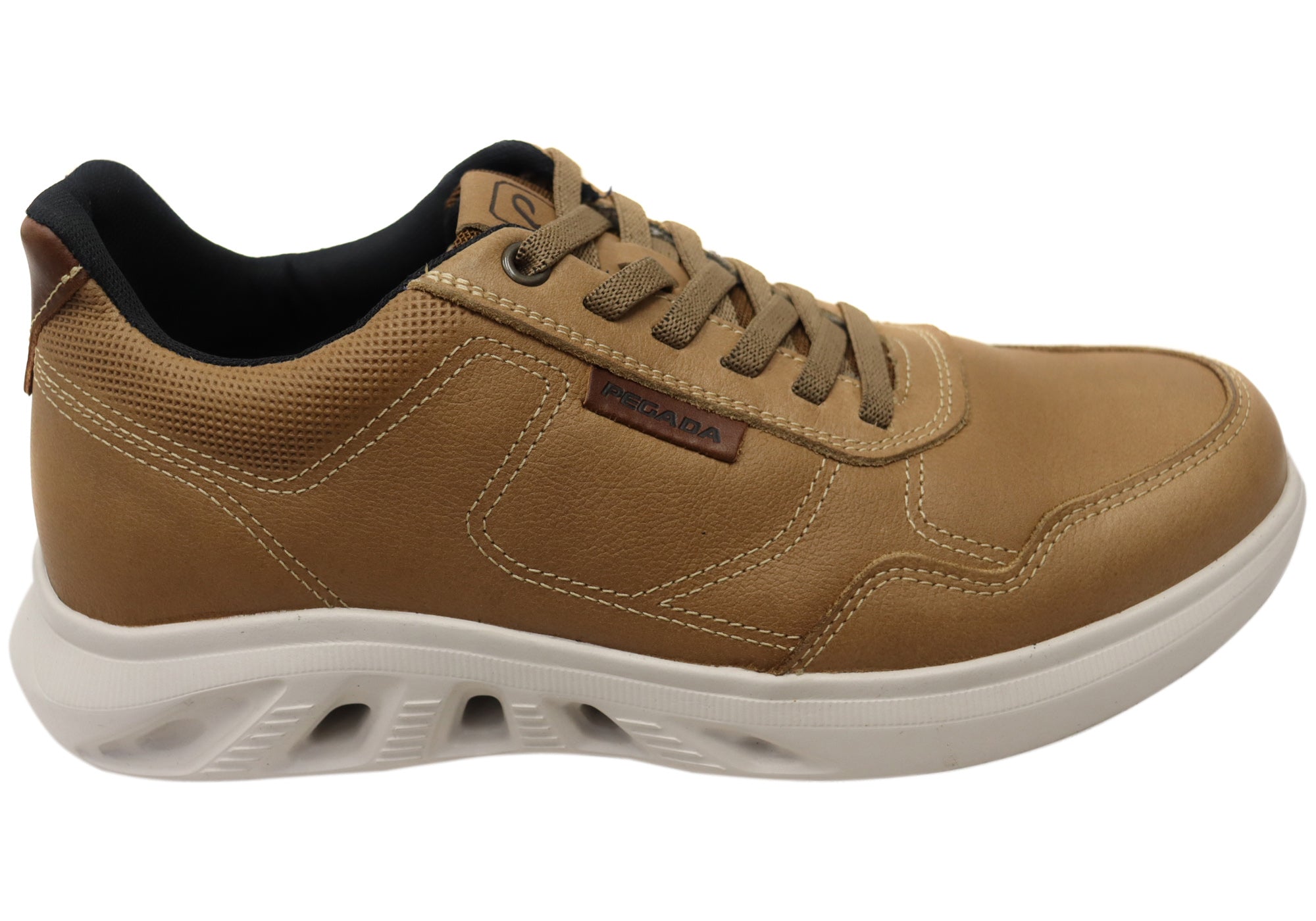 Pegada Endure Men's Comfortable Leather Casual Shoes - Handmade in Brazil - Perfect for Walking, Travel & Everyday Wear