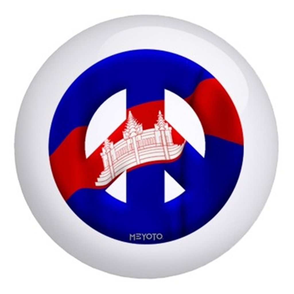Cambodian Meyoto Flag Bowling Ball - Premium Performance for Bowlers | Perfect for Tournaments, League Play & Practice