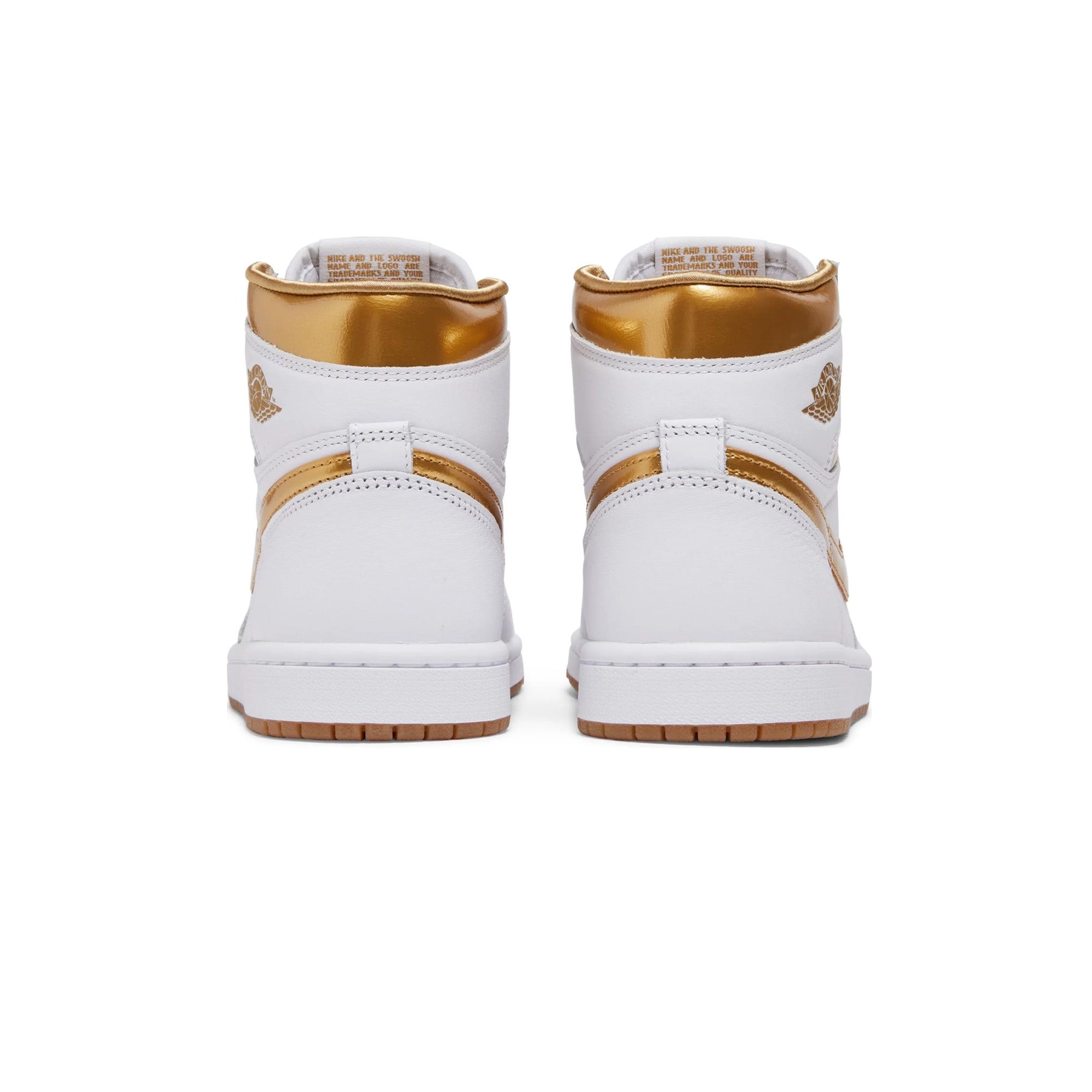 Air Jordan 1 High OG 'Metallic Gold' Women's Sneakers (2024) - Retro Basketball Shoes for Women, Fashion Streetwear & Gym Workout
