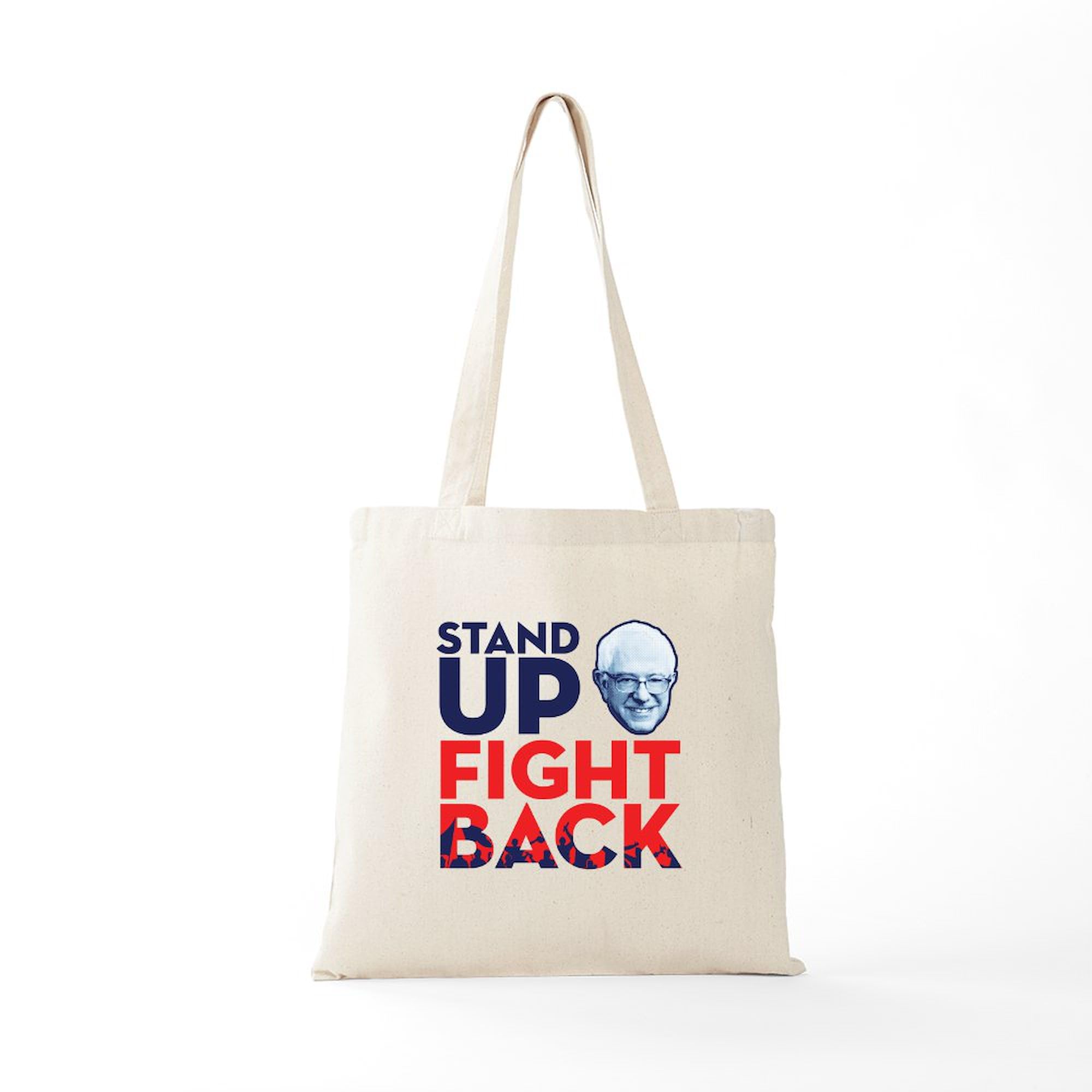Fight Back Tote Bag - Eco-Friendly Natural Canvas Reusable Shopping Bag for Groceries, Beach & Daily Use | CafePress