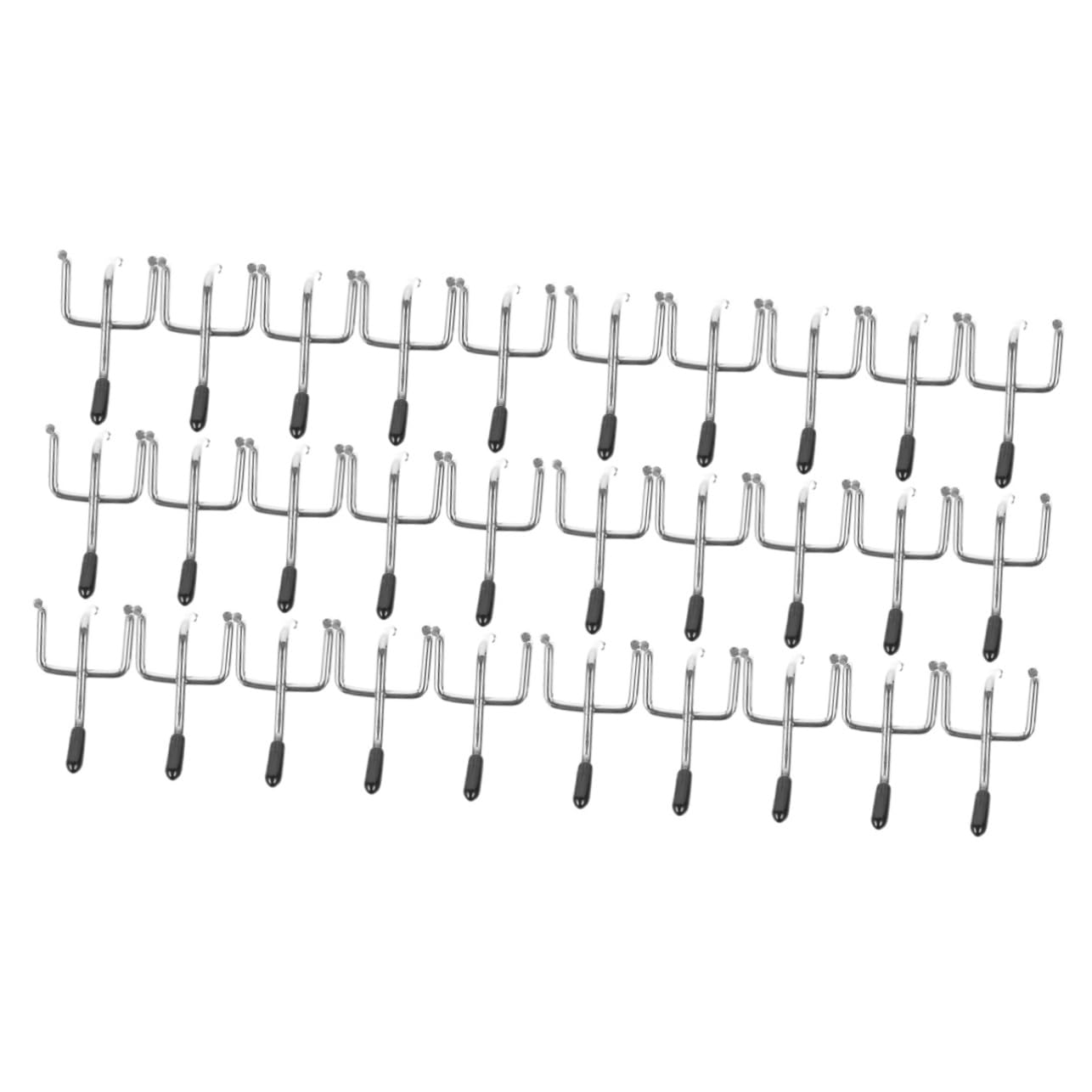 ULTECHNOVO 100-Pack Heavy Duty Iron Pegboard Hooks for Garage & Home Organization - Shelf Hooks, Utility Hooks, Wall Storage Accessories - Perfect for Tool Storage, Workshop & DIY Projects