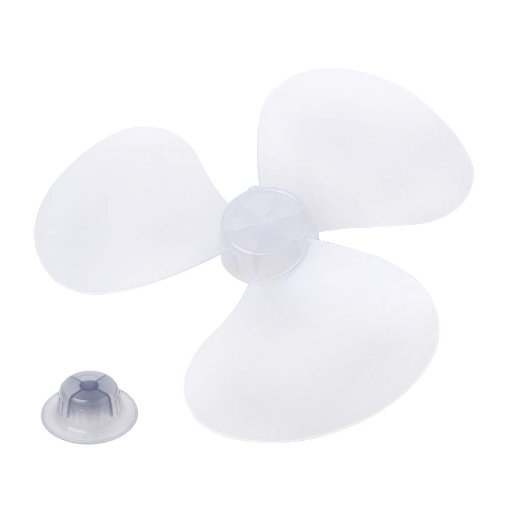14.17 Inch Replacement Plastic Fan Blades - 3 Leaf High Wind Design for 16