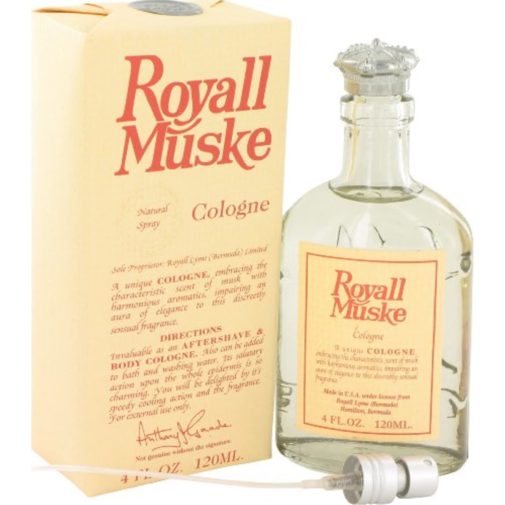 Royall Muske by Royall Fragrances - 4oz All-Purpose Cologne & Body Lotion for Men | Grooming, Travel & Everyday Use