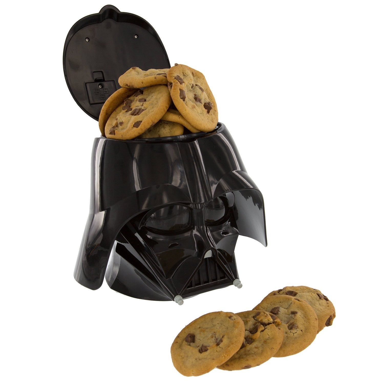 Star Wars Darth Vader Cookie Jar with Sound Effects - Perfect for Star Wars Fans, Kitchen Decor & Gift Ideas for Movie Lovers