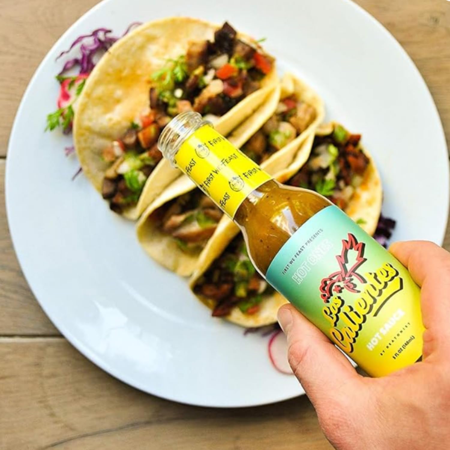 Hot Ones Season 23 The Classic Trio Hot Sauce Gift Set - Buffalo Sauce, Los Calientes Verde & The Last Dab Xperience - All Natural Ingredients - 5 fl oz Bottles (3-Pack) - Perfect for Spicy Food Lovers, Game Nights & Gift Giving