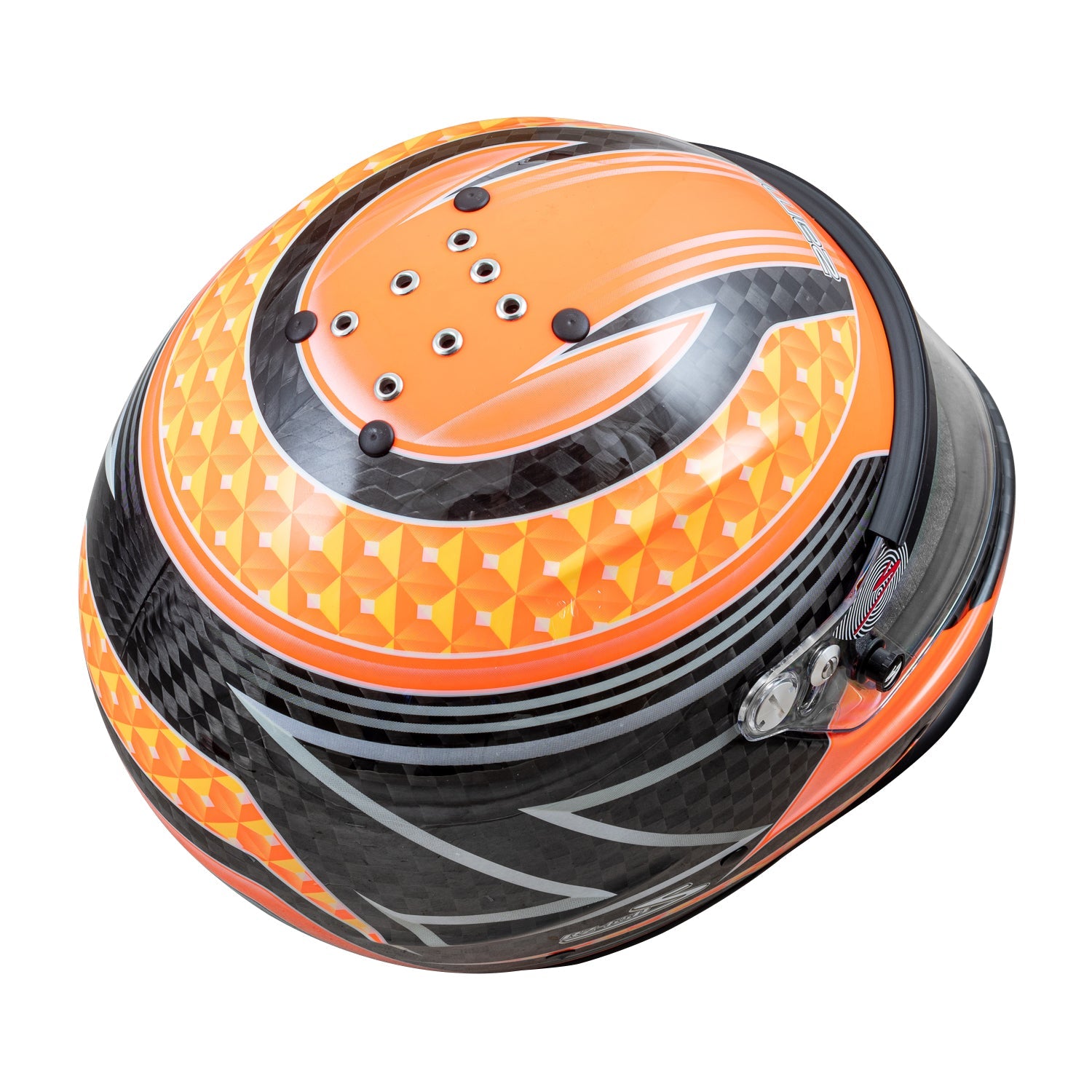 Zamp RZ 65D Graphic Carbon Fiber Dirt Bike Helmet - SA2020 Certified, Lightweight Motocross Racing Helmet for Off-Road & MX Riding - Perfect for Trail, Track & Competition Use