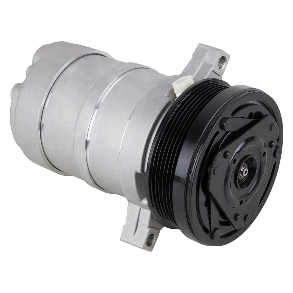 New AC Compressor & A/C Clutch Kit for Chevy Camaro Caprice Impala Pontiac Firebird Trans Am Buick Roadmaster Cadillac Fleetwood - BuyAutoParts 60-00901NA - Perfect for AC Repair & Cooling System Maintenance