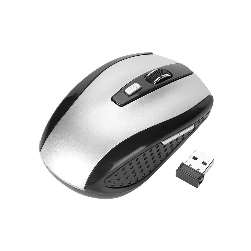 Vbest Life 6键 2.4GHz无线光学鼠标 便携USB接收器 适用于PC笔记本电脑 办公游戏高效操作