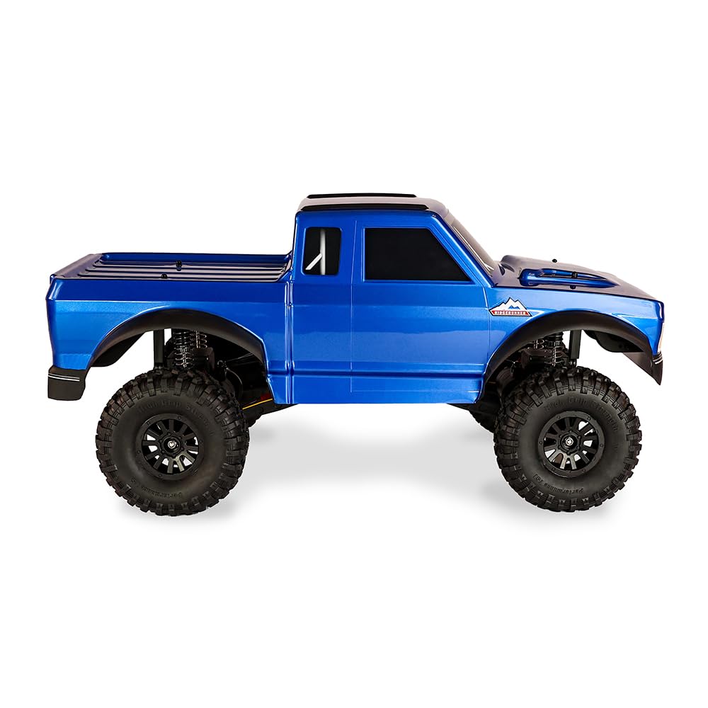 Danchee RidgeRunner 1/10 Scale 4WD Electric Rock Crawler RTR RC Truck - Blue - Off-Road Adventure, Trail Crawling & Backyard Fun for Adults & Kids