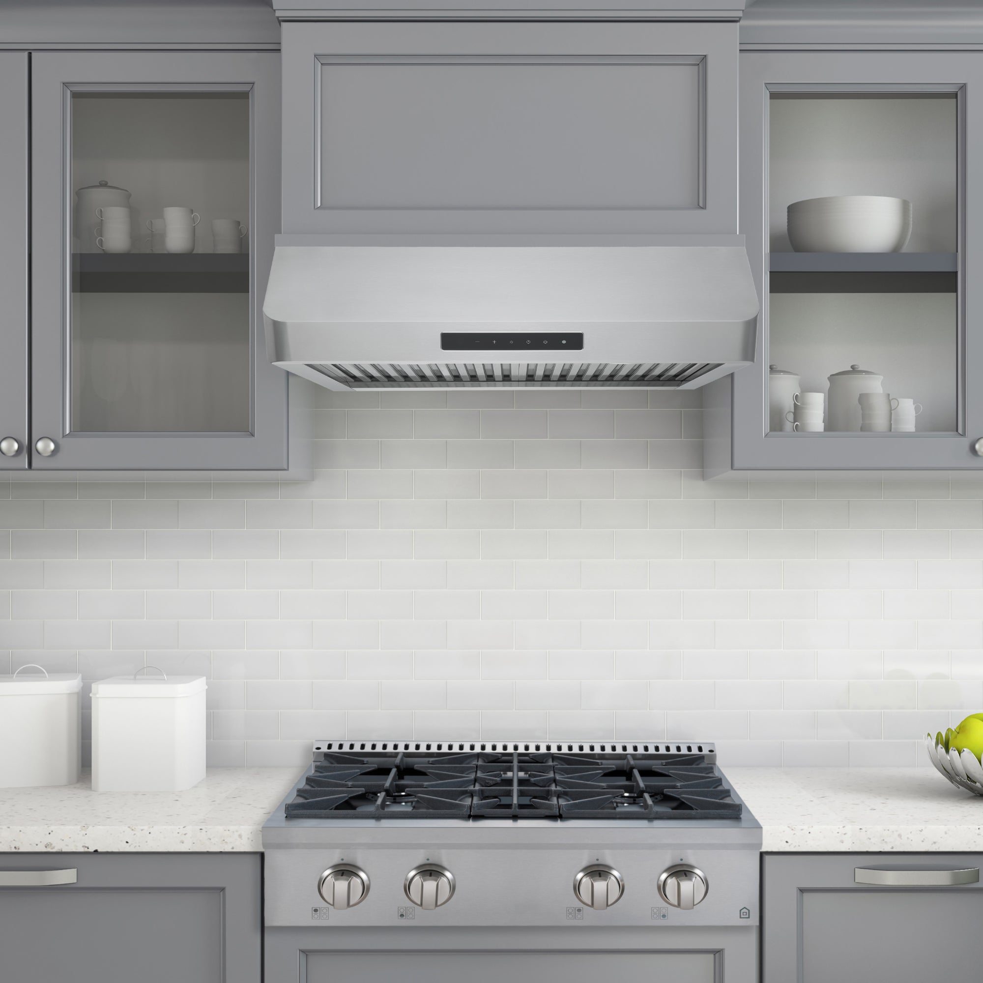 Ancona 30-Inch Commercial Style Stainless Steel Slide-In Gas Cooktop - Perfect for Modern Kitchens & Professional Cooking