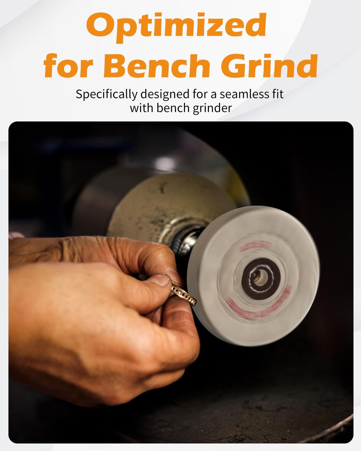 6 Inch Buffing Wheel for Bench Buffer - 2 Pack Polishing Wheel with 1/2