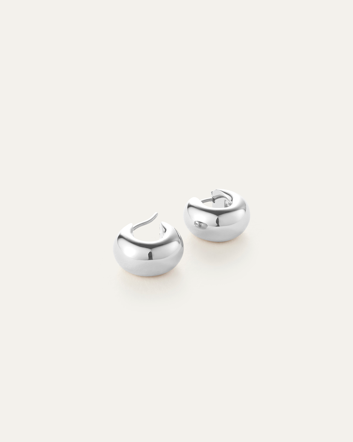 Tome Hoops Mini Silver Earrings - Dainty & Elegant Hoop Earrings for Women, Perfect for Everyday Wear, Parties & Special Occasions