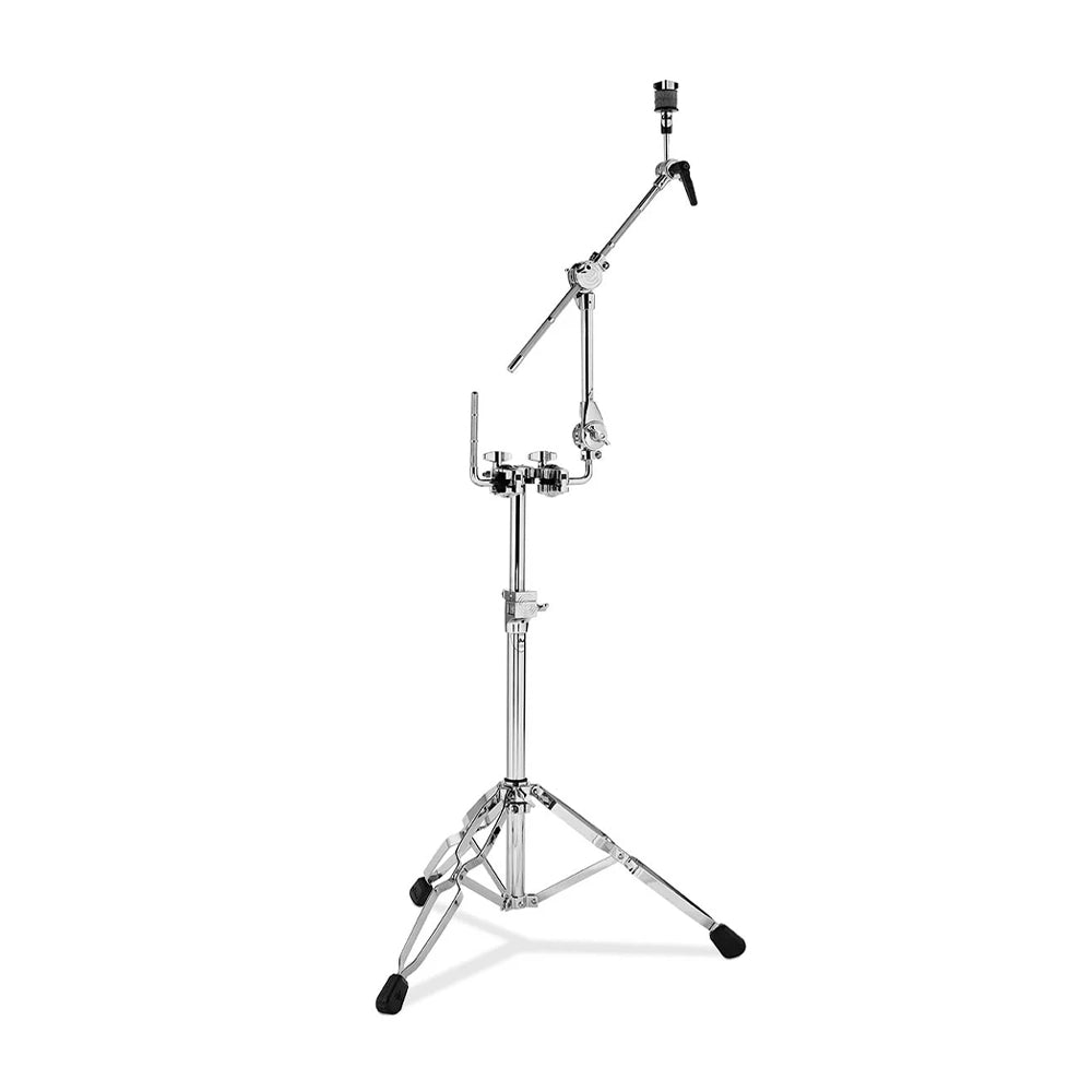 DW 9999 Heavy Duty Single Tom and Cymbal Stand - Professional Drum Hardware for Live Performances and Studio Recording
