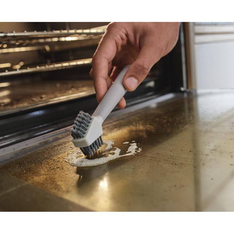 Joseph Joseph CleanTech 3-in-1 Detail Cleaning Brush Set - Multi-Purpose Scrubber for Kitchen, Bathroom & Household Cleaning - Perfect for Grout, Tiles & Hard-to-Reach Areas