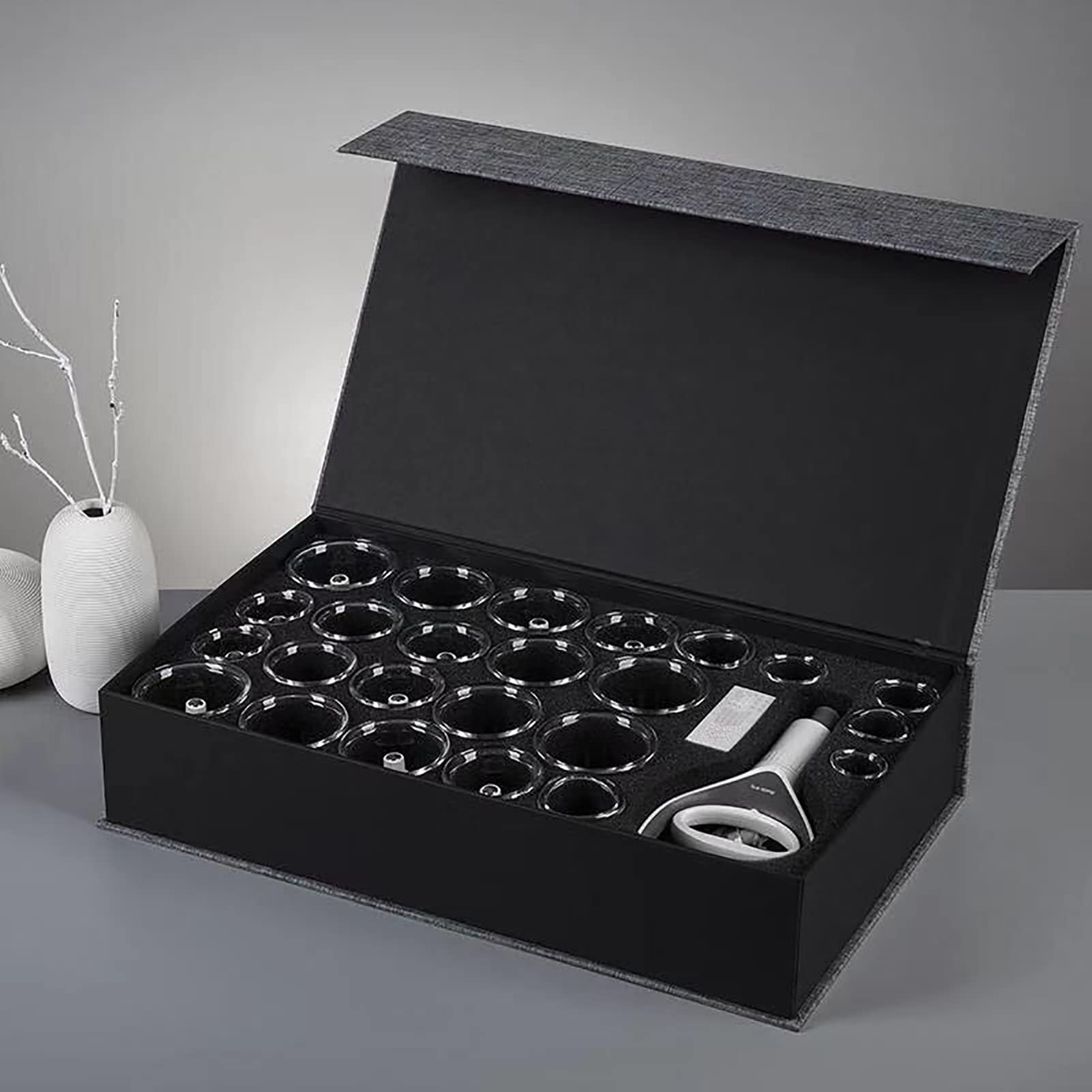 Professional Cupping Therapy Set with Pump - 24 Pcs Body Massage Cups for Pain Relief & Muscle Relaxation - Improve Health & Wellness - Perfect for Home Use, Spa, and Physical Therapy