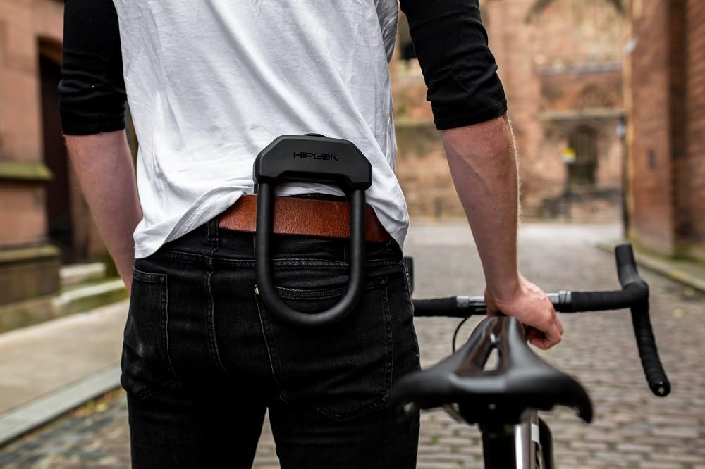 Hiplok U Lock & Cable Bike Lock - Heavy Duty Anti-Theft Security for Bicycles, Motorcycles & Scooters - Perfect for Urban Commuting & Outdoor Cycling