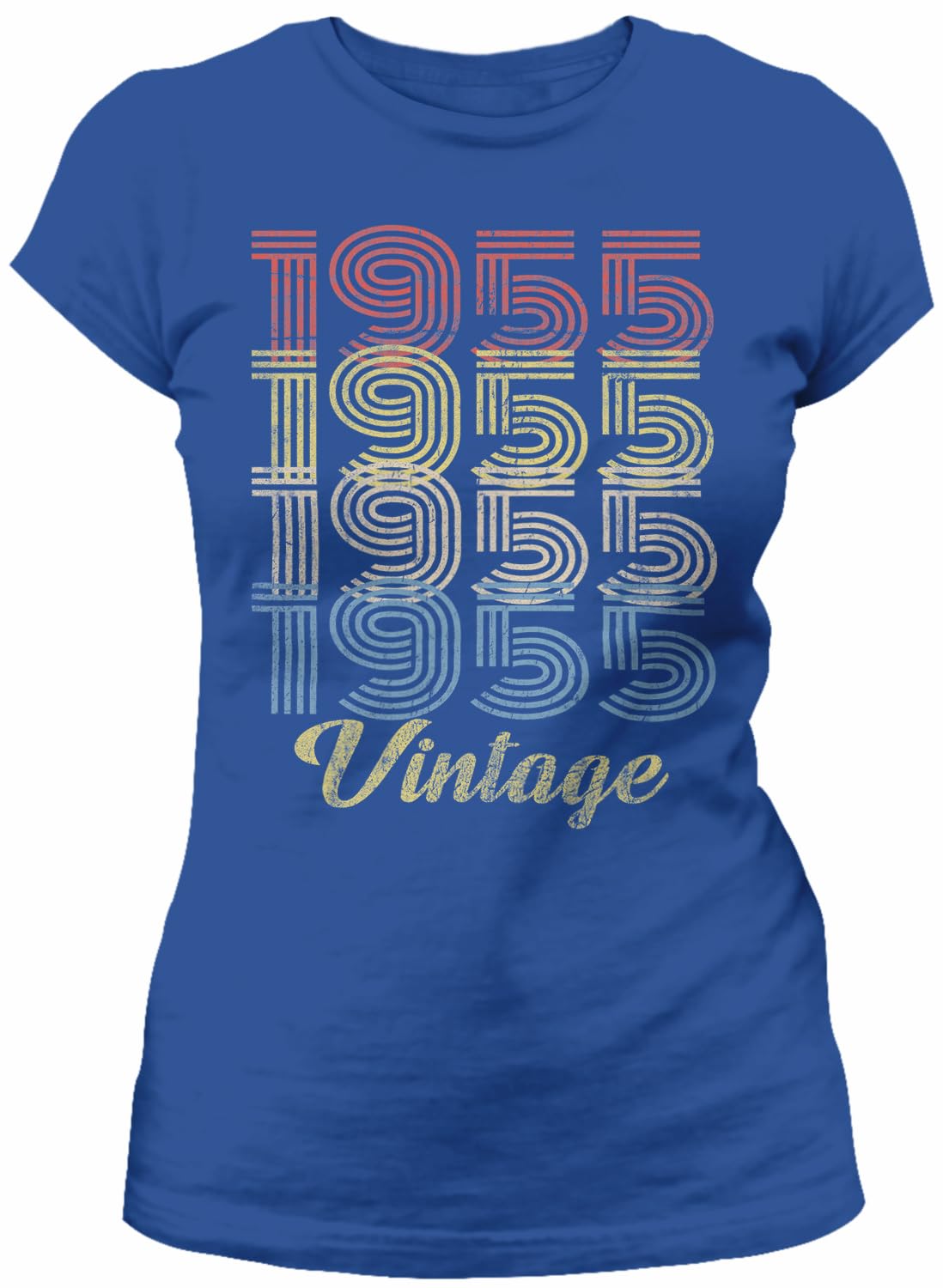 Vintage 1955 Retro 70th Birthday Gift T-Shirt for Women - Perfect 70th Birthday Party Outfit & Milestone Celebration Apparel