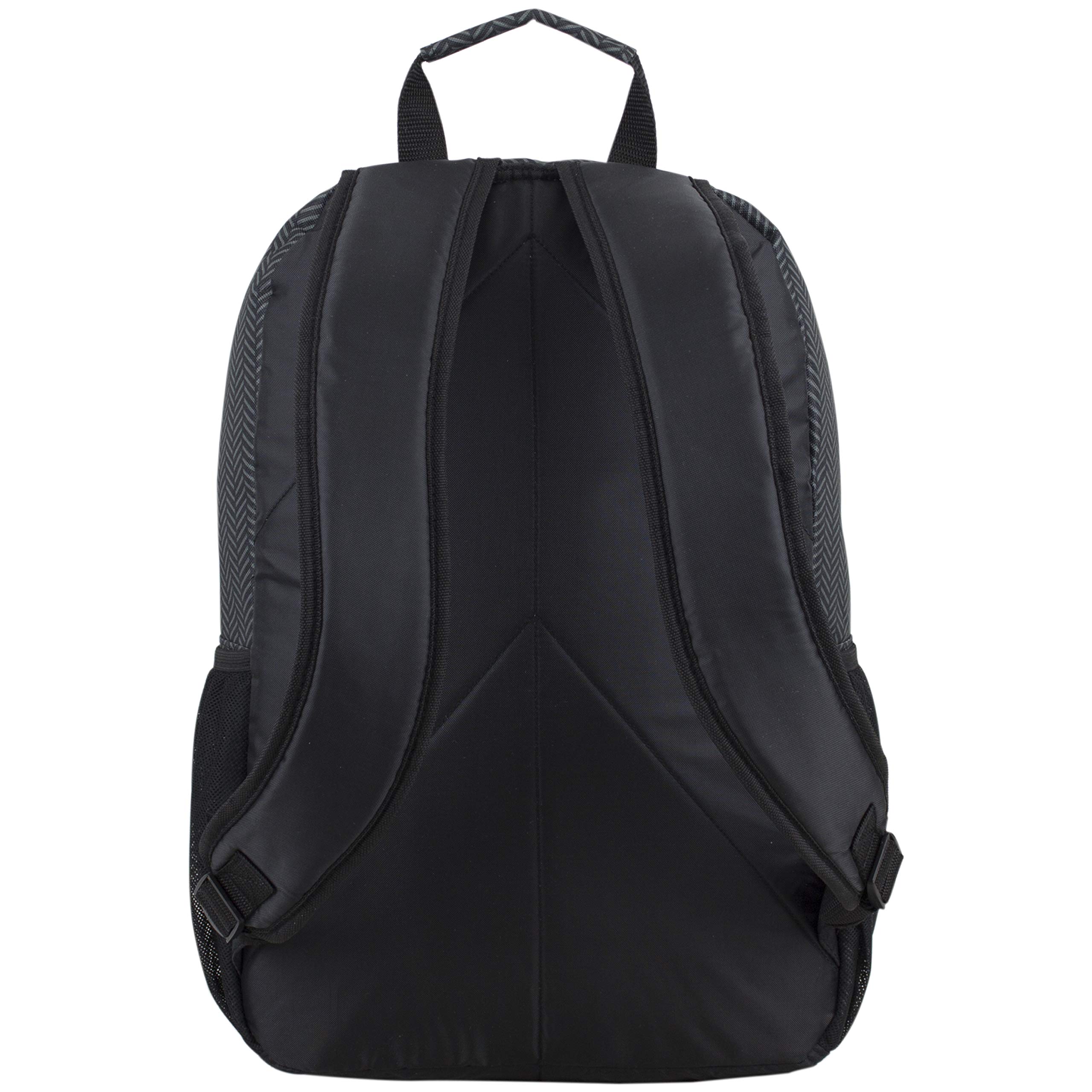 **EastSport Travel Laptop Backpack - Large Carry-On Weekender Bag for Work, Gym & Hiking - Black Hexagon Dotted Print - Perfect for Business Trips, Commuting & Outdoor Adventures**