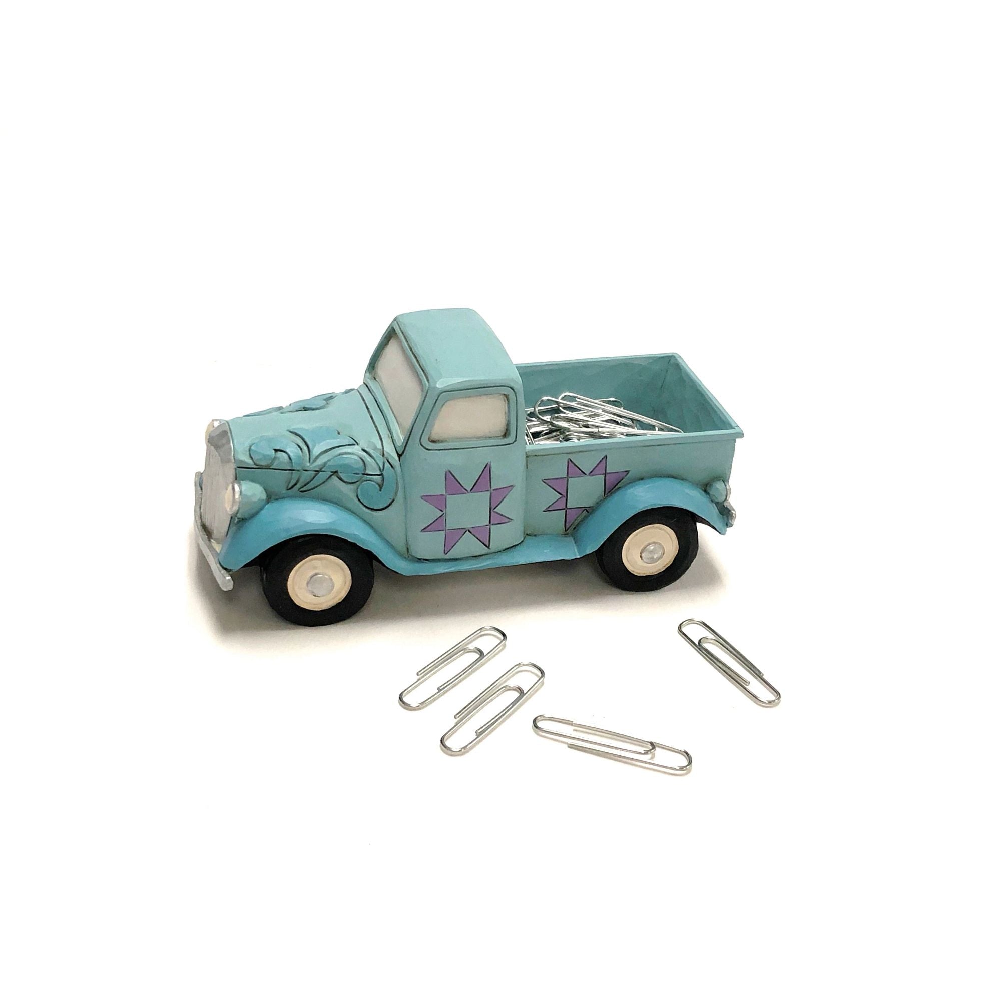 Mini Blue Pickup Truck Toy - Diecast Metal Model Car for Kids & Collectors - Perfect for Playtime, Gifts & Display