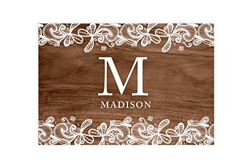 Wooden Lace Monogram