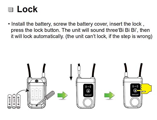 Smart Bluetooth Bike Lock - Keyless Anti-Theft Chain Lock with 110dB Alarm & Phone App Control for Motorcycle, Gate, Door (31.5 Inch, Black) - Perfect for Urban Commuting & Home Security