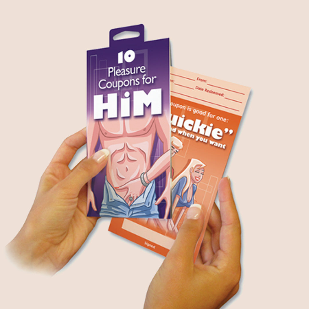 Ozze Creations Men's Pleasure Vertical Coupons - Enhance Intimate Moments for Couples & Solo Use