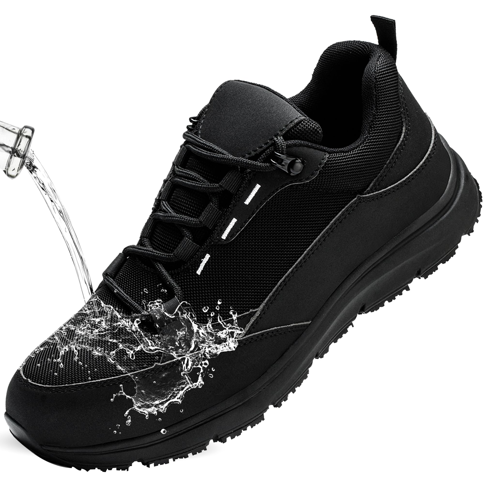 Men's & Women's Steel Toe Work Boots - Waterproof, Slip Resistant Safety Shoes for Construction, Warehouse & Outdoor Jobs