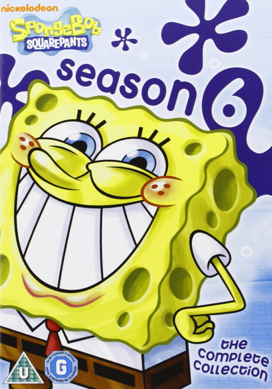 SpongeBob SquarePants Season 6 DVD - Complete Episodes Collection | Family Friendly Cartoon for Kids | Perfect for Birthday Gifts & Family Movie Nights