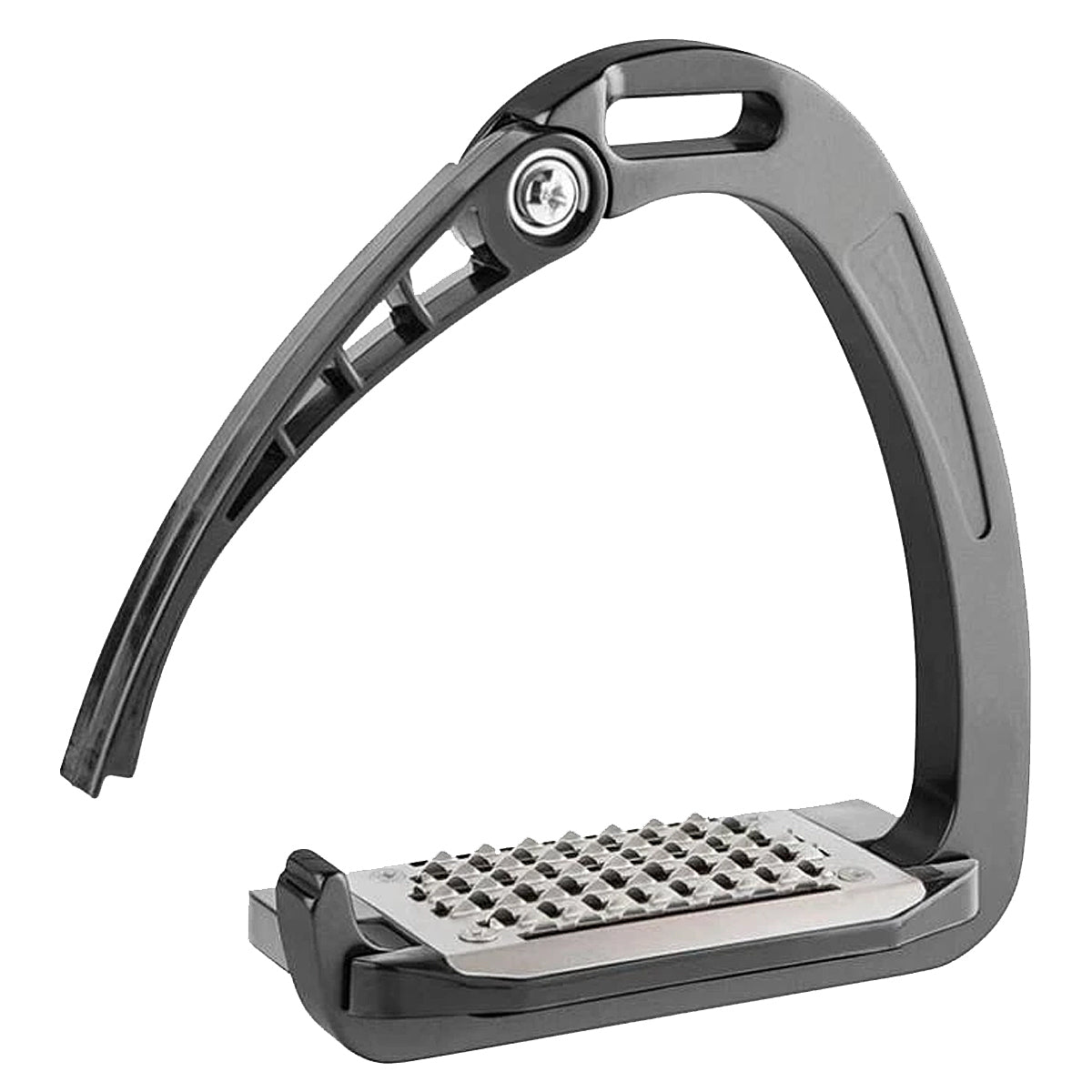 Acavallo Arena AluPro Stirrups - Lightweight Aluminum Horse Riding Stirrups for Equestrian & Show Jumping - Perfect for Training & Competitions