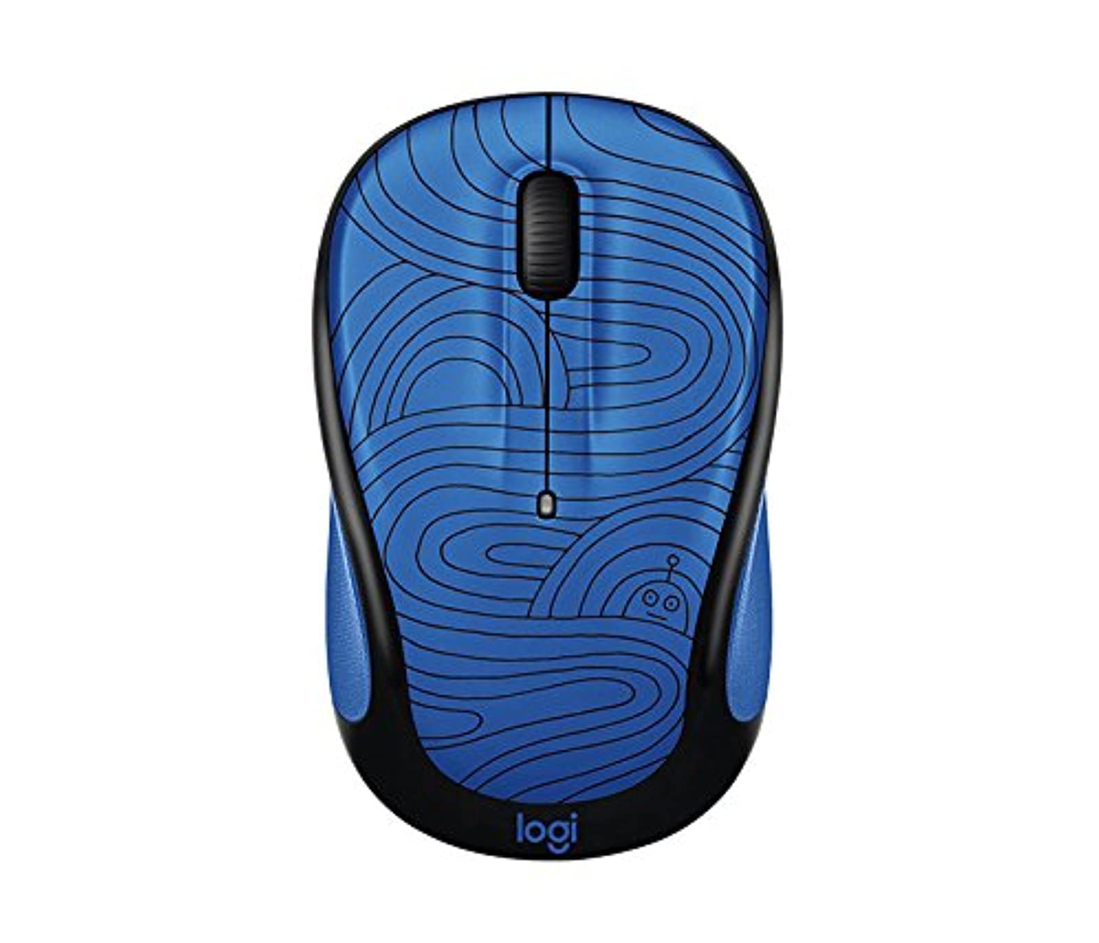 Logitech M325c Wireless Mouse with Comfortable Grip - Deep Blue - Ergonomic Design for Home, Office & Gaming Use