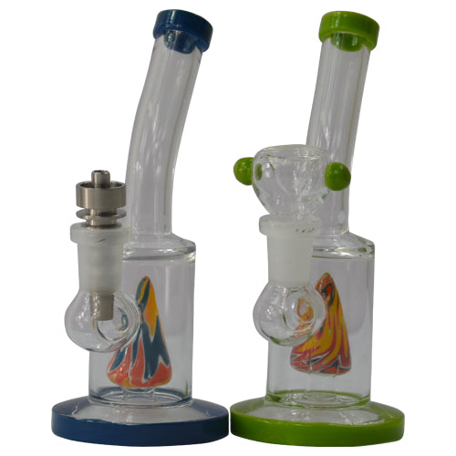 Premium Mushroom Glass Dab Rig - 10mm Female Joint, Thick Borosilicate Glass for Smooth Dabbing | Perfect for Concentrates, Oils & Wax | Home Use & Travel Dab Kit