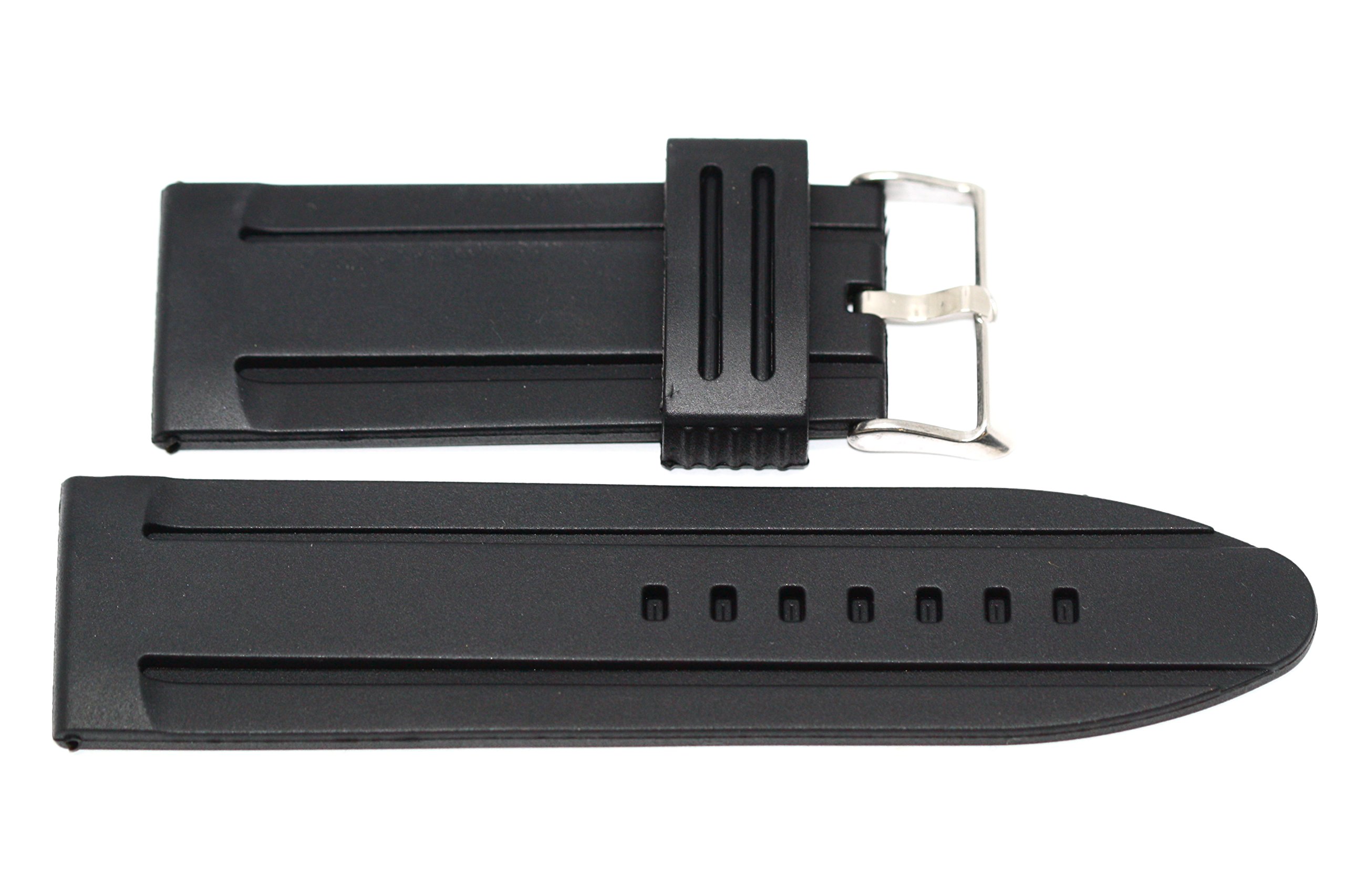 28mm Jelly Rubber Silicone Composite Watch Band Strap - Durable Flexible Replacement Watch Strap for Men & Women - Perfect for Sports, Swimming, Outdoor Activities & Daily Wear
