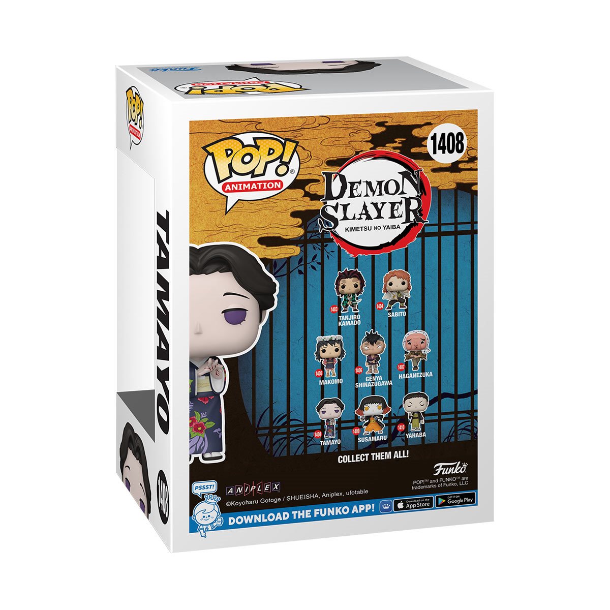 Demon Slayer Tamayo Funko Pop! Vinyl Figure #1408 - Anime Collectible, Gift for Fans, Perfect for Display & Cosplay Inspiration