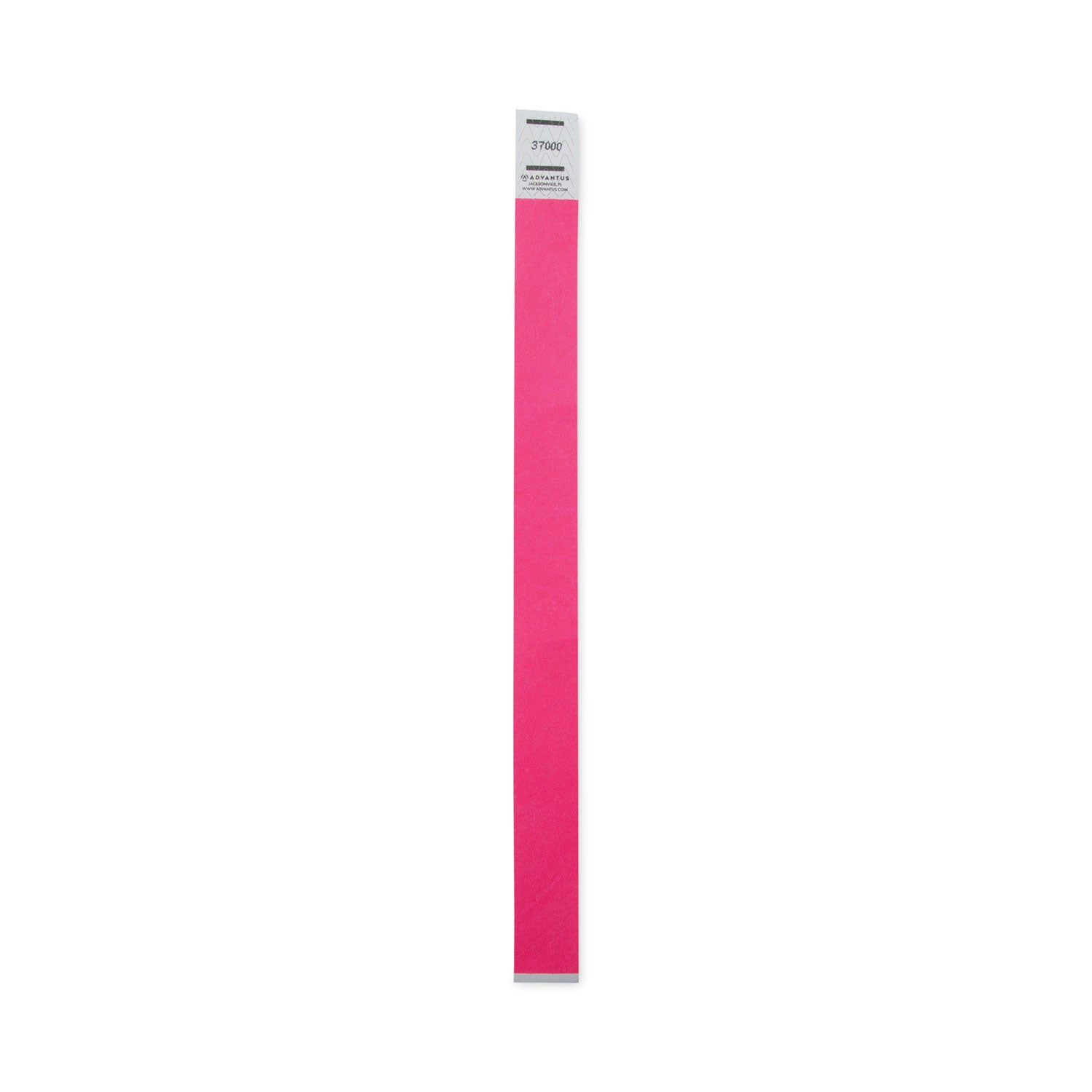 Advantus Sequentially Numbered Neon Pink Crowd Control Wristbands - 9.75 x 0.75 Inches, Pack of 500 | Perfect for Events, Concerts, Festivals and VIP Access Management