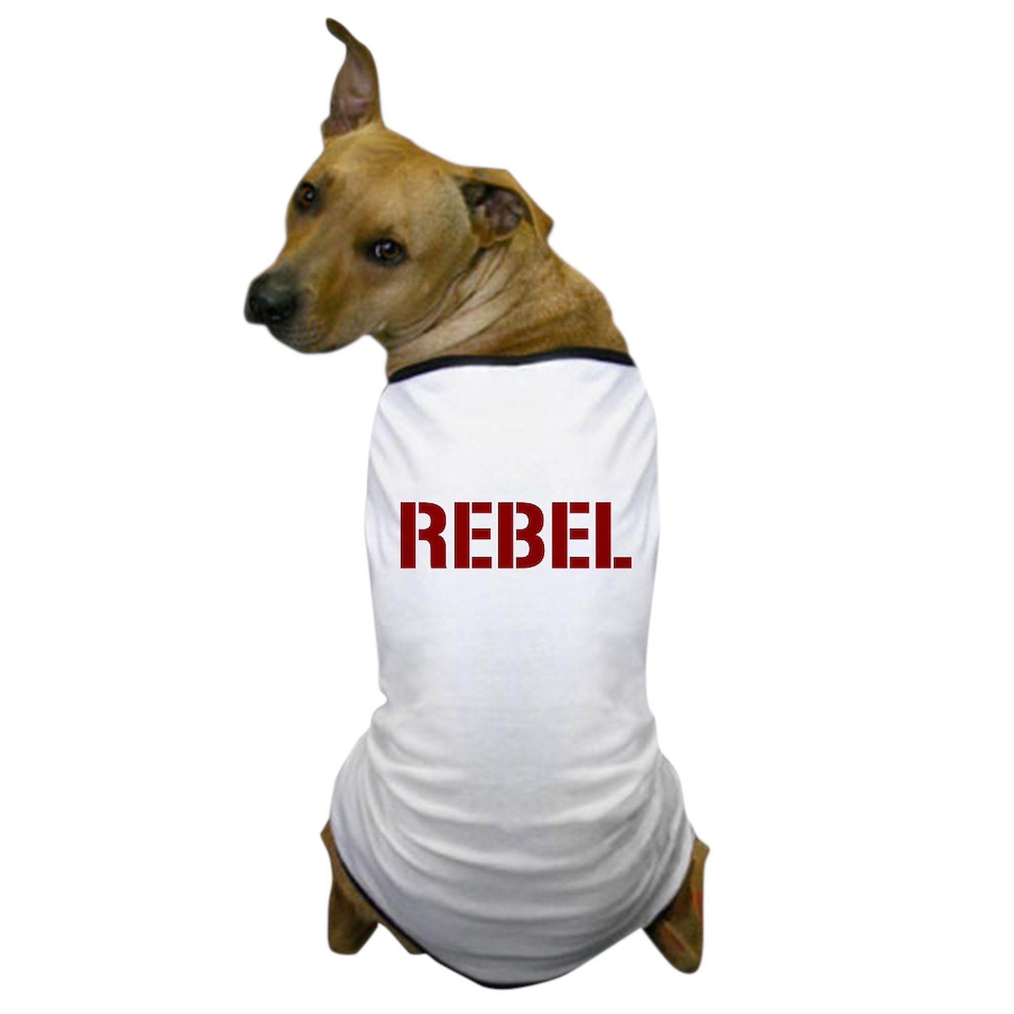 Rebel Dog T-Shirt for Pets - Funny Dog Costume & Pet Clothing - Perfect for Halloween, Parties, and Playtime