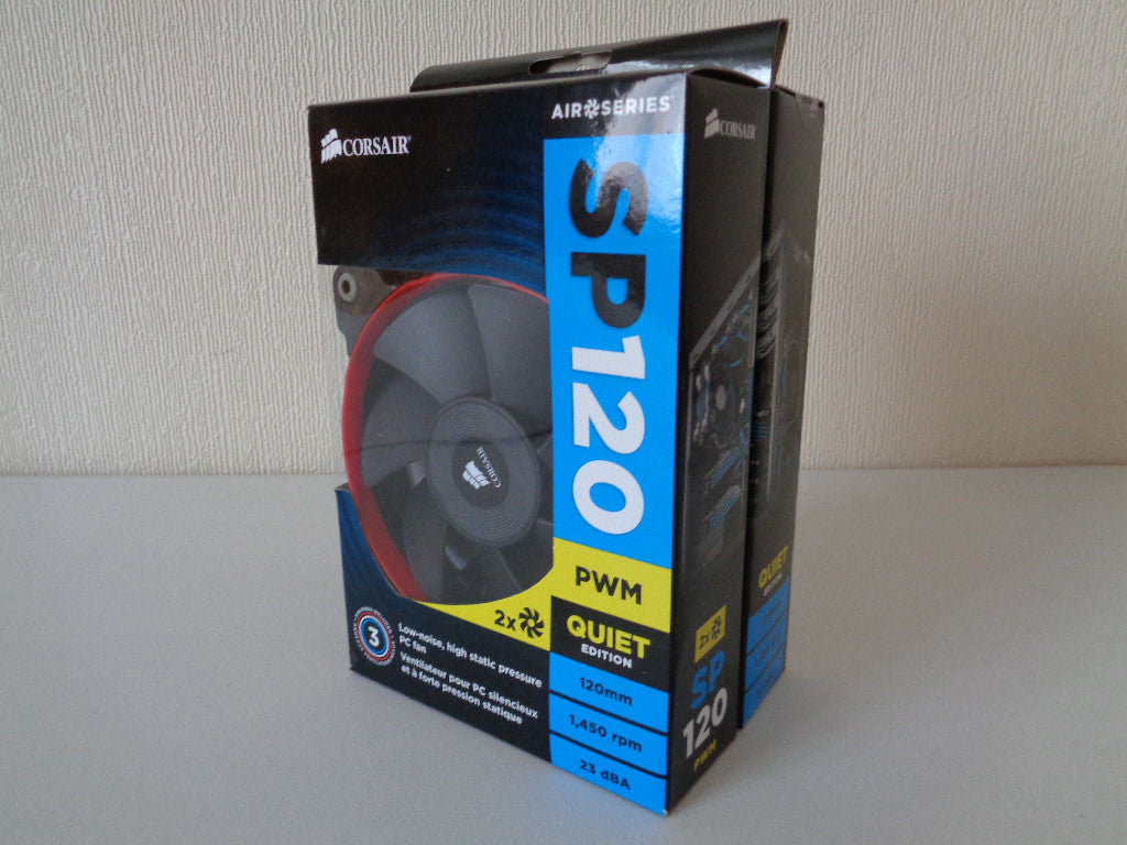 Corsair Air Series SP120 PWM Quiet Edition High Static Pressure Cooling Fan Twin Pack - Perfect for PC Gaming, Workstation Cooling, and Case Airflow Optimization