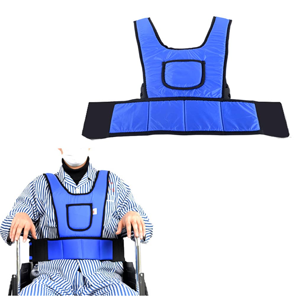 Adjustable Wheelchair Safety Belt for Elderly & Patients - Secure Lap & Waist Harness with Straps - Ideal for Home Care, Hospitals & Mobility Assistance