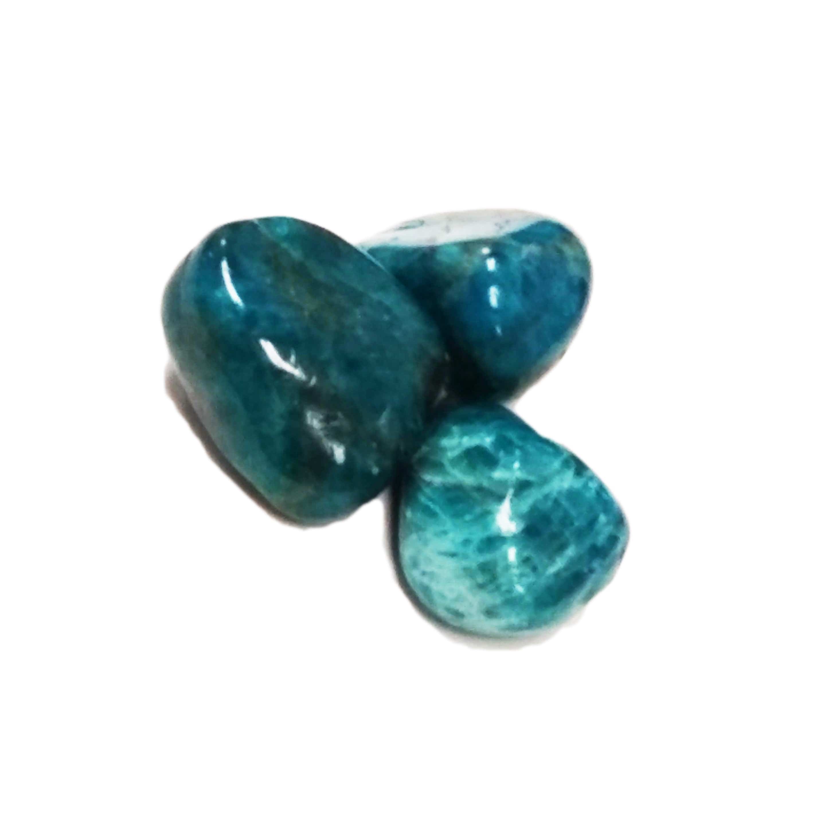 Natural Apatite Tumbled Pocket Stone - Healing Crystal for Meditation, Stress Relief & Positive Energy - Perfect for Home, Office & Travel Use