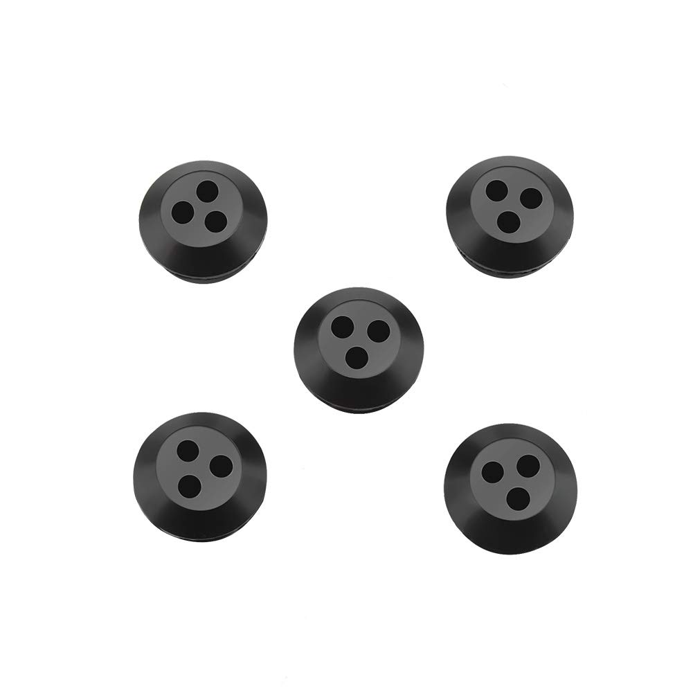 3-Hole Grommet Fuel Tank Tube Replacement Parts for GT SRM Trimmer, Echo PB Series Blower & Lawn Mower - Compatible with Model 13211546730 V137000030 - Perfect for String Trimmer & Brushcutter Maintenance & Repair
