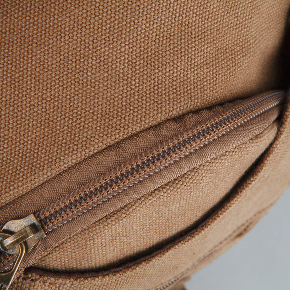 SIMU Canvas Sling Bag - Lightweight Crossbody Chest Pack for iPad Mini, Phone & Essentials - Perfect for Travel, Hiking & Daily Commute