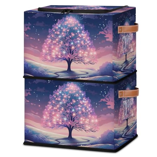 Cartoon Galaxy Tree