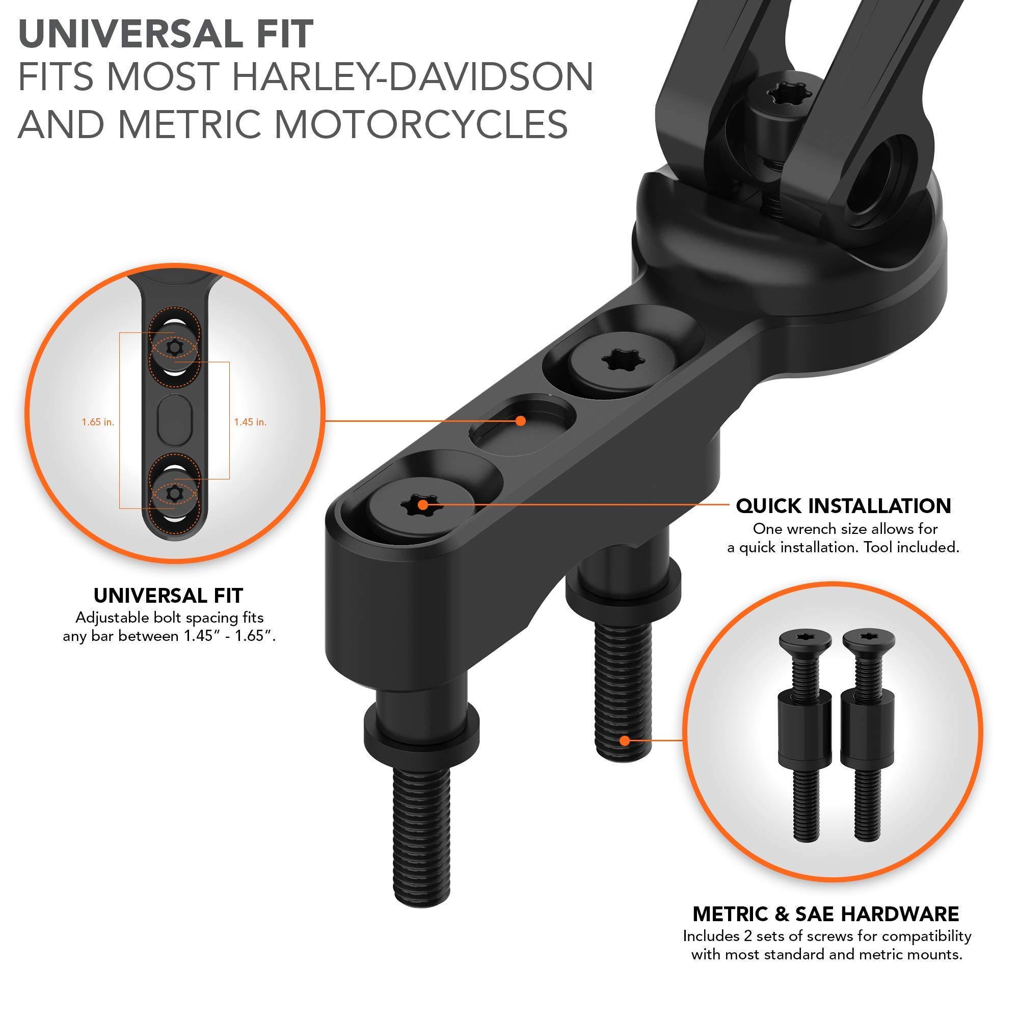 Rokform Crystal Clear Case for iPhone 11 Pro with Secure Motorcycle Phone Mount - Perfect for Biking, Commuting & Outdoor Adventures