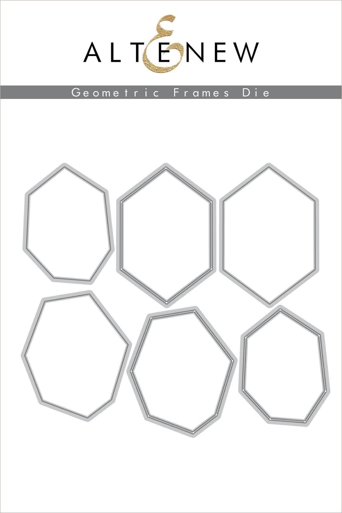 Geometric Frames Die Set for Scrapbooking, Card Making & DIY Crafts - Precision Cutting Tools for Paper Crafting Projects