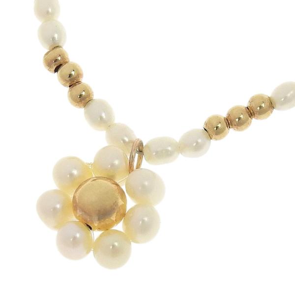 14K Gold Pearl Flower Necklace - Elegant Dainty Jewelry for Women | Perfect for Weddings, Anniversaries & Special Occasions