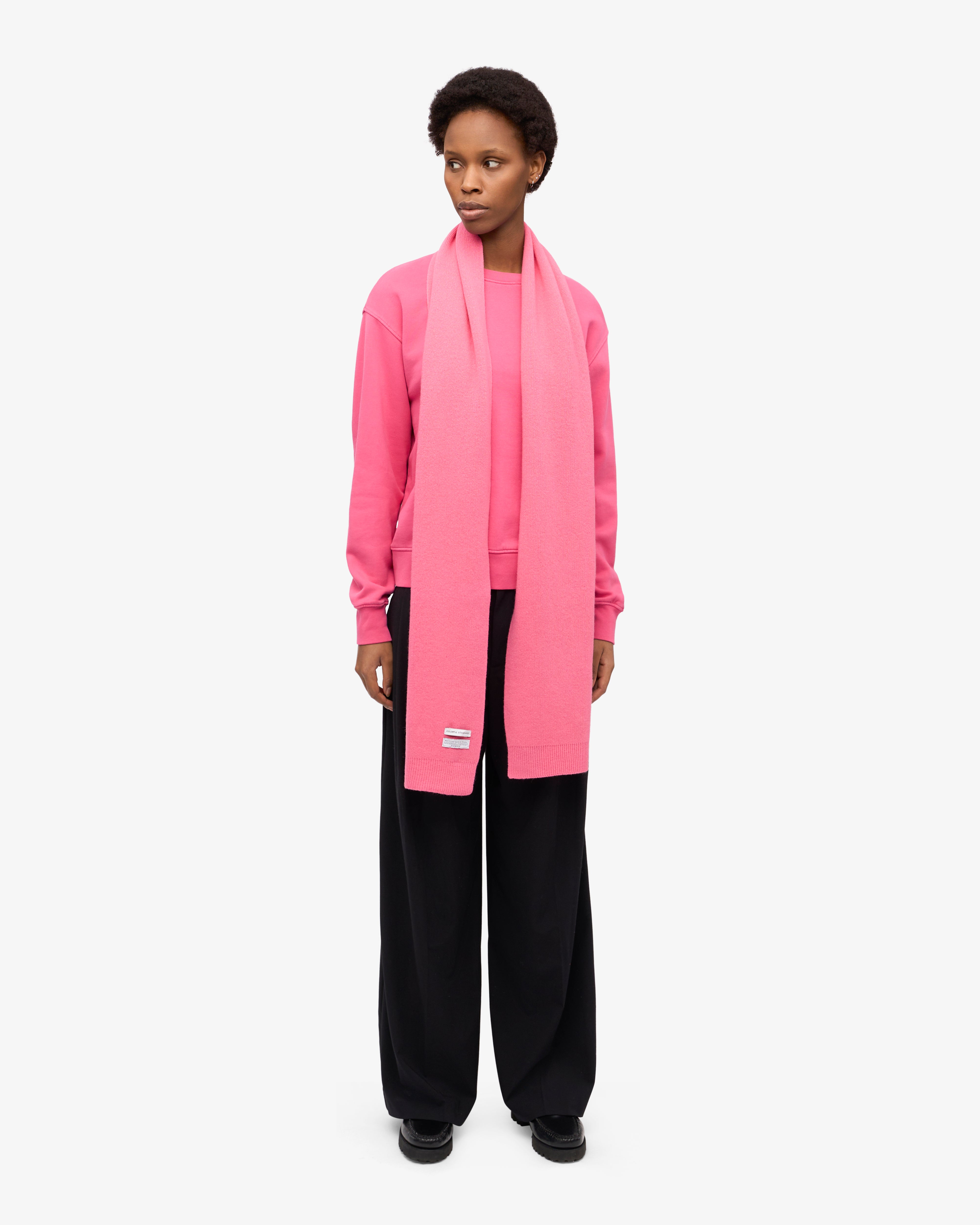 Soft & Warm Merino Wool Scarf for Women - Bubblegum Pink Winter Fashion Accessory | Perfect for Cold Weather, Outdoor Activities & Stylish Layering
